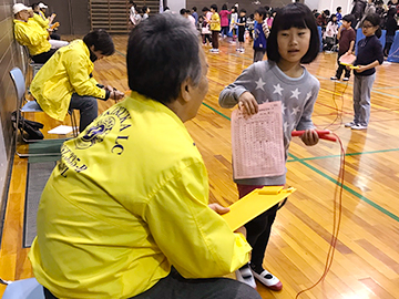 八尾市小学生なわとび名人検定