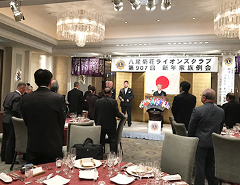 第907回新年家族同伴例会風景