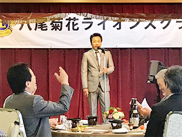 開会の挨拶Ｌ十川